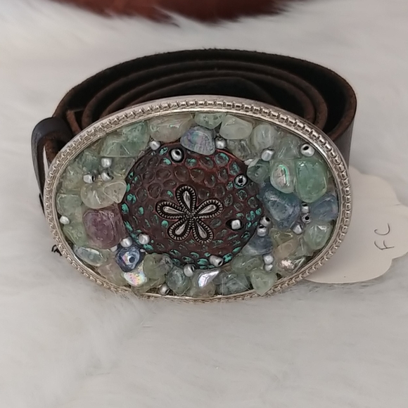 handmade belt buckles with belt - Picture 5 of 8